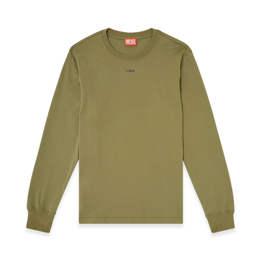 Diesel T-Adjust-Ls-V1 Long Sleeve T-Shirt "Military Green"