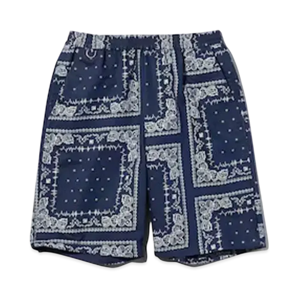 GU x UNDERCOVER UG Cotton Easy Shorts Pattern "Navy"