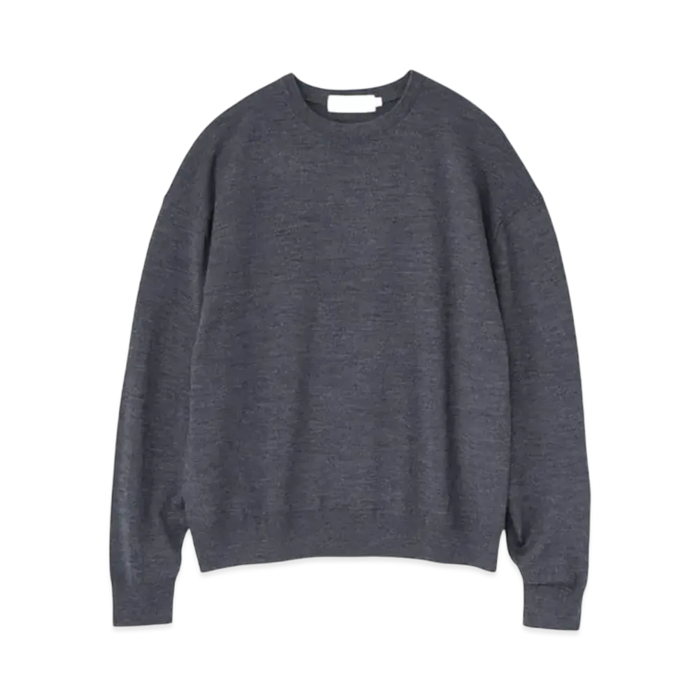 Graphpaper High Density Crew Neck Knit "Grey"
