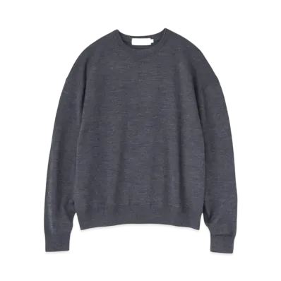 Graphpaper High Density Crew Neck Knit "Grey"