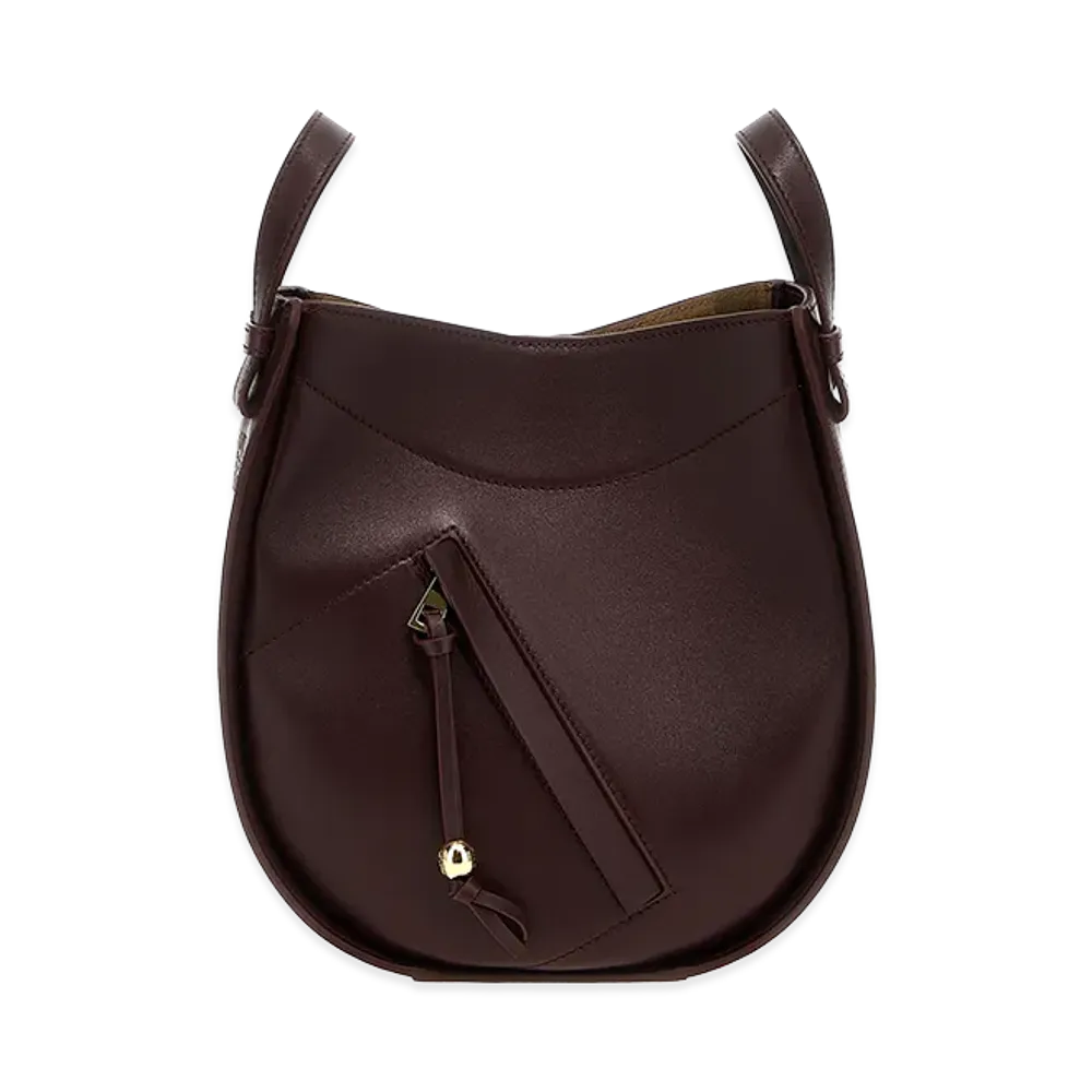 LOEWE Women's 'hammock Slice' Crossbody Bag "Bordeaux"