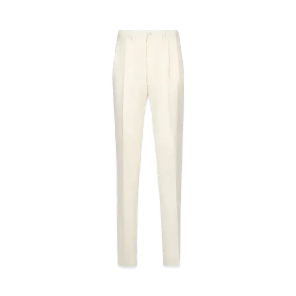 Maison Margiela Pleated Trousers "Off White"