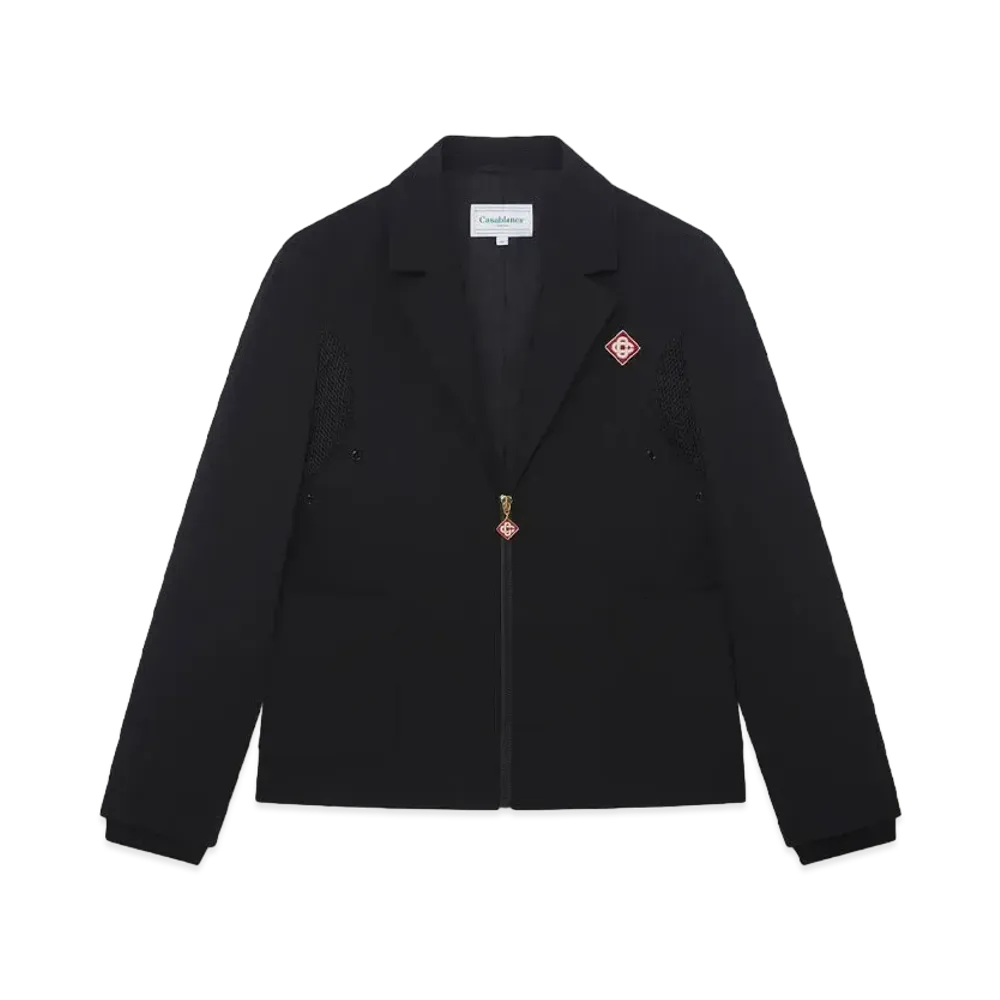 Casablanca Zip Up Sports Tailoring Jacket "Black"