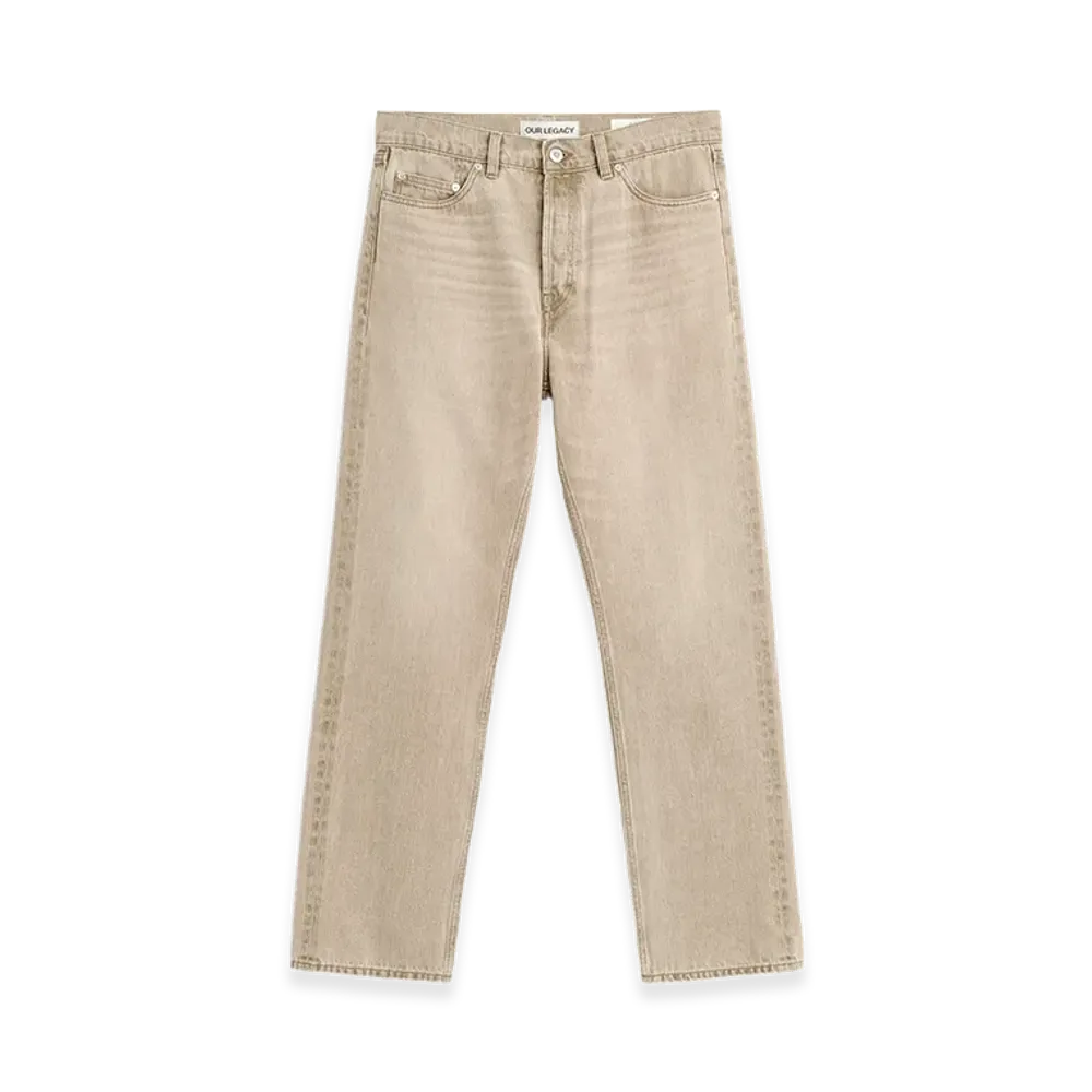 OUR LEGACY Jeans "Olive Breeze Wash"