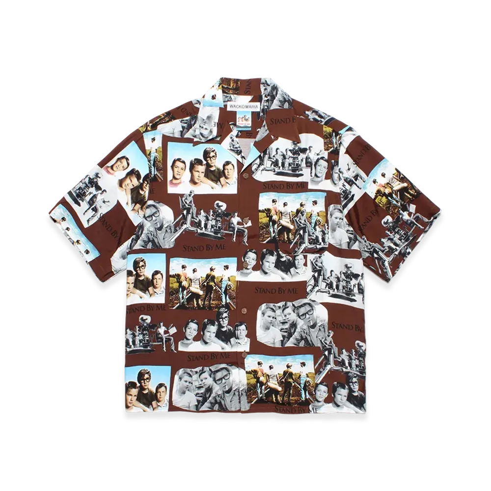 WACKO MARIA x Stand By Me Hawaiian Shirt "Brown"