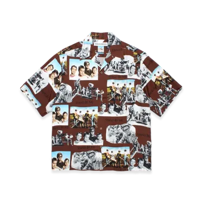 WACKO MARIA x Stand By Me Hawaiian Shirt "Brown"
