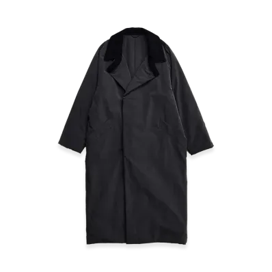NICENESS Rowan Shrunken Nylon Padded Long Coat "Gray"
