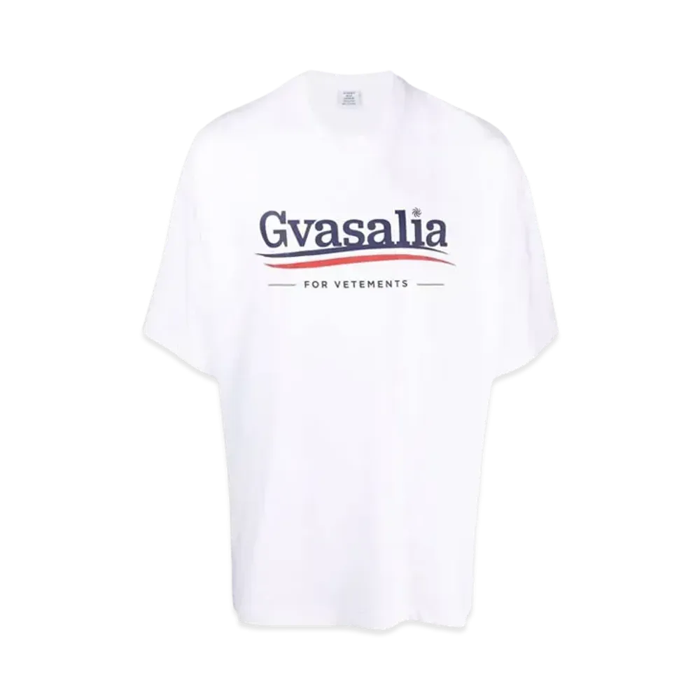 VETEMENTS Gvasalia Print Tee "White"