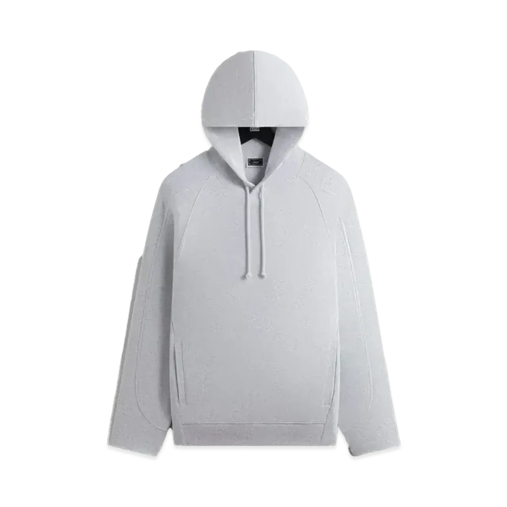 Kith Interlock Bleecker Hoodie "Light Heather Grey"