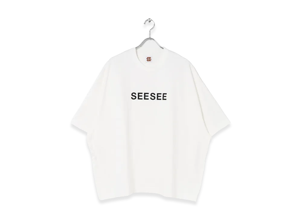SEE SEE Super Big CC Logo Tee "White"