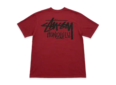 Stussy Stock Honolulu Tee "Red"