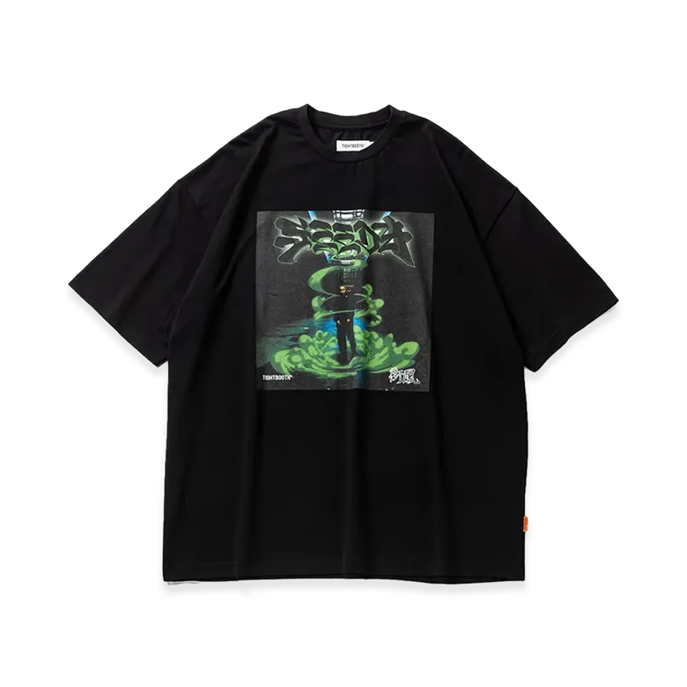 TIGHTBOOTH x SEEDA Machikaze T-Shirt "Black"