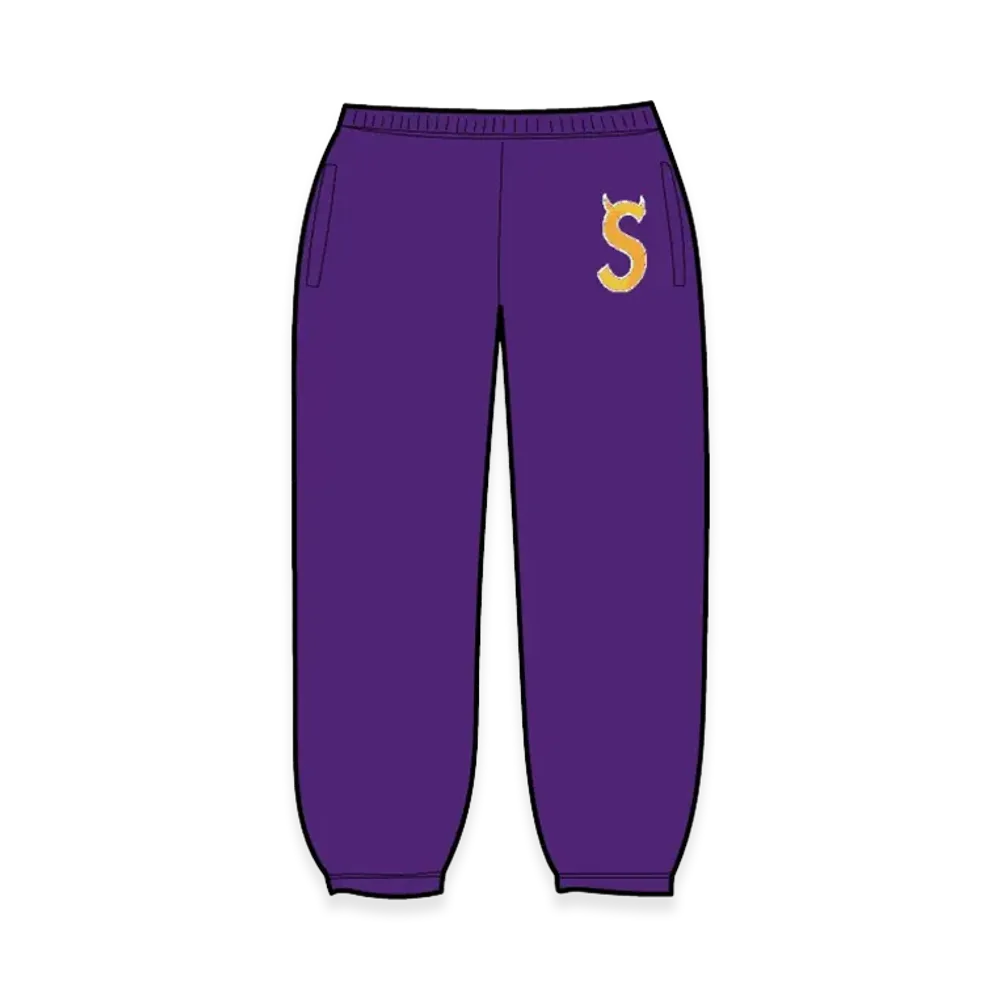 Supreme Devil S Logo Sweatpant "Purple"