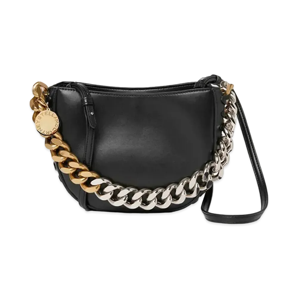 Stella McCartney Frayme Small Shoulder Bag "Black"