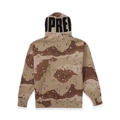 Supreme Rib Hooded Sweatshirt (20FW) "Chocolate Chip Camo"