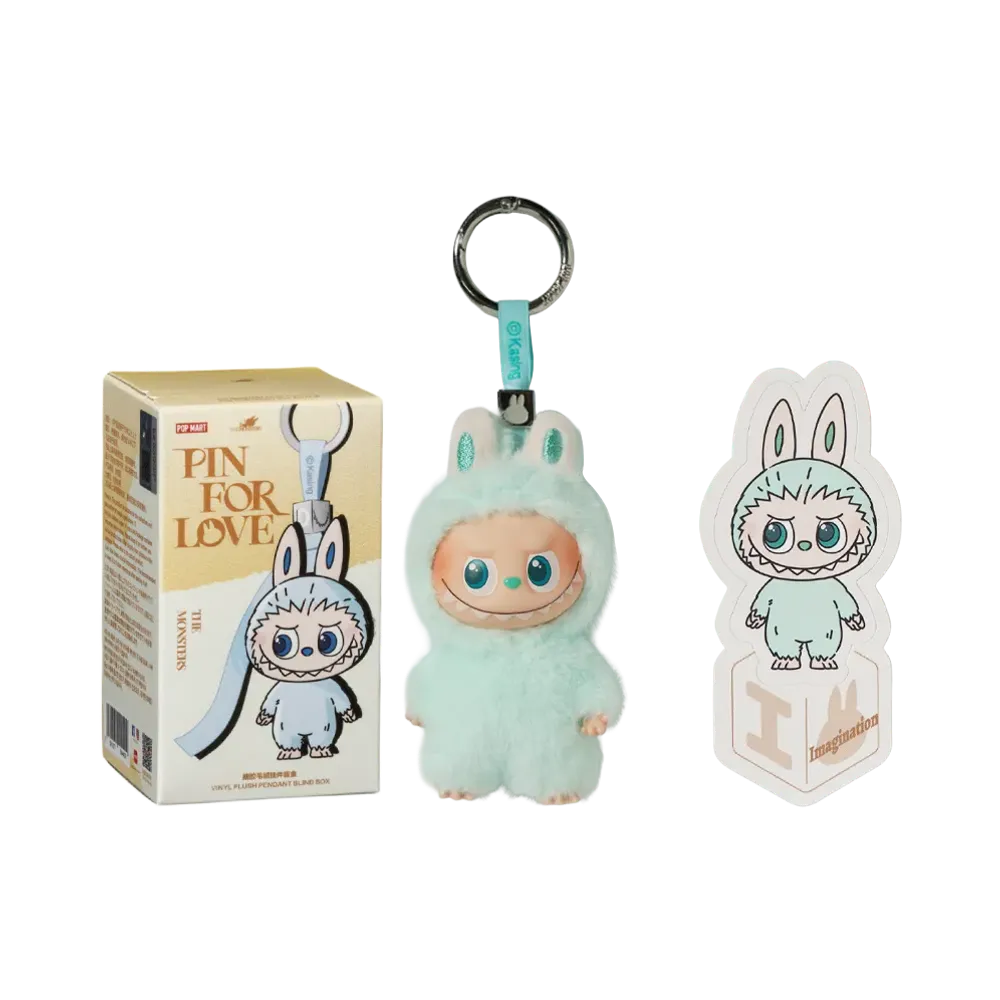 POP MART THE MONSTERS (LABUBU) Pin for Love Series-Vinyl Plush Pendant (A-M) I