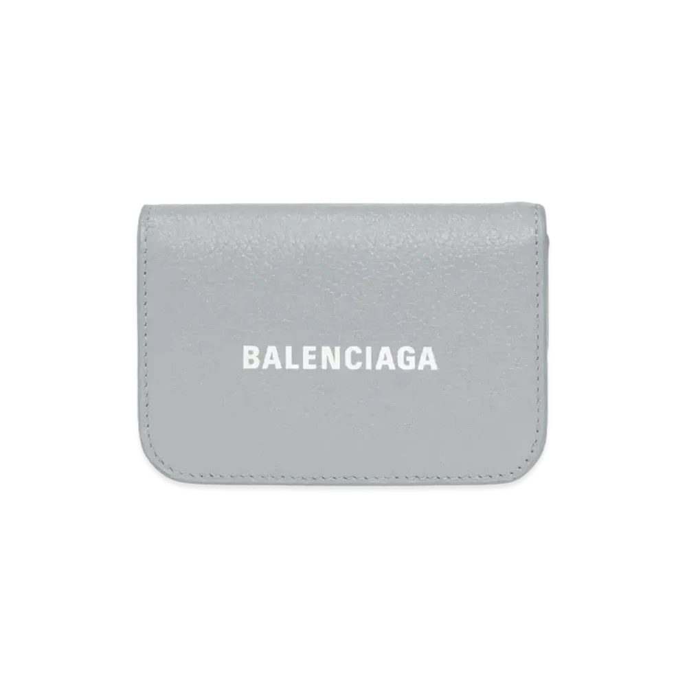 BALENCIAGA Cash Mini Wallet "Blue"