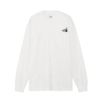 The North Face Long Sleeve Zoo Picker Tee "White"
