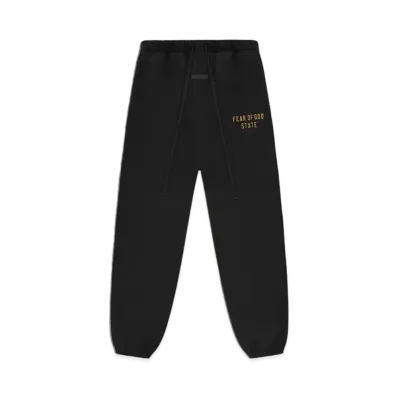 FEAR OF GOD ESSENTIALS Fleece Essential Sweatpant "Black"