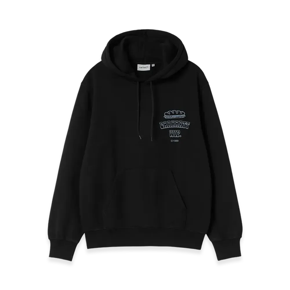 Carhartt WIP Hooded Sandwich Sweat "Black/Blue Fog"