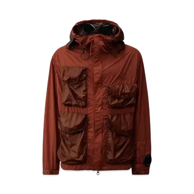 C.P. Company Taylon L Mixed Goggle Jacket "Sable Brown"