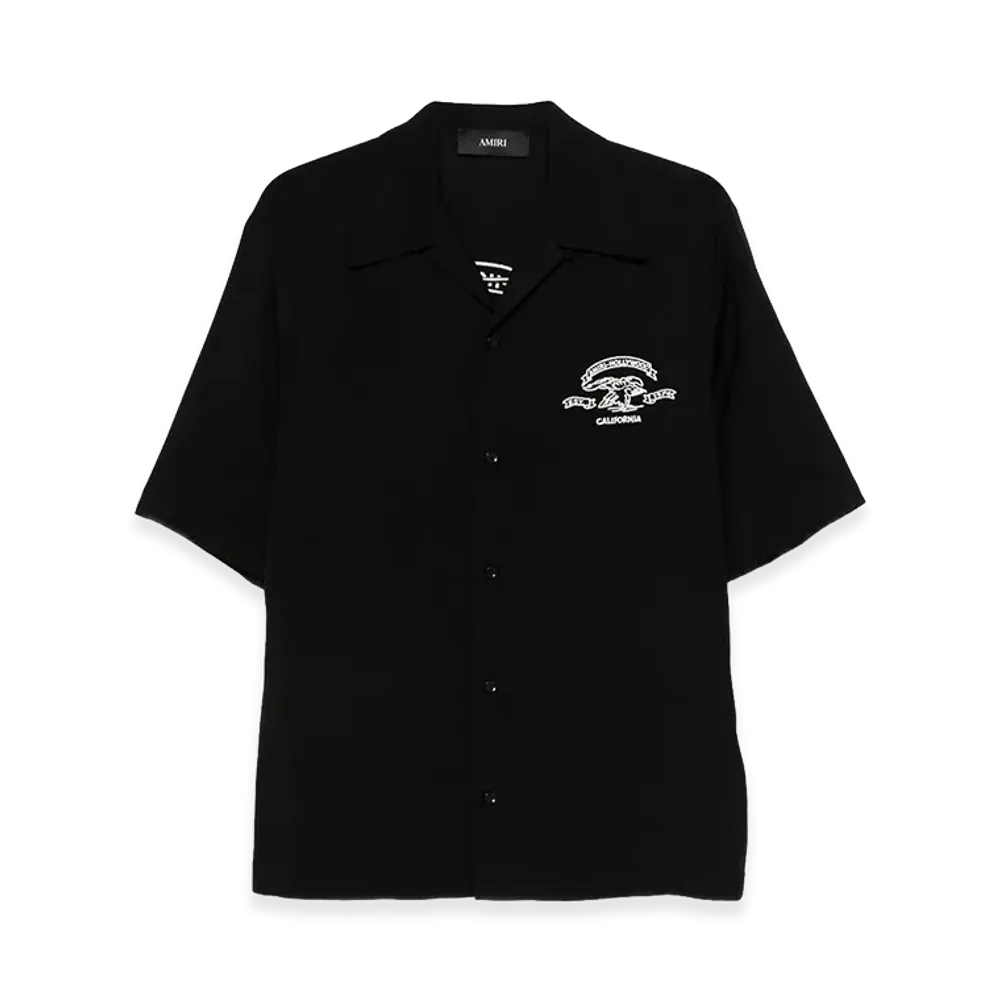 AMIRI California Camp Shirt "Black"