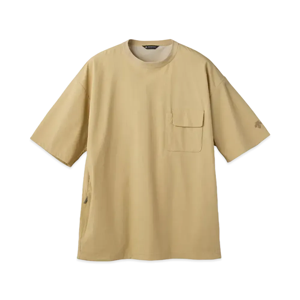 DESCENTE ALLTERRAIN 81 H/S Pullover Shirt "Yellow Beige"