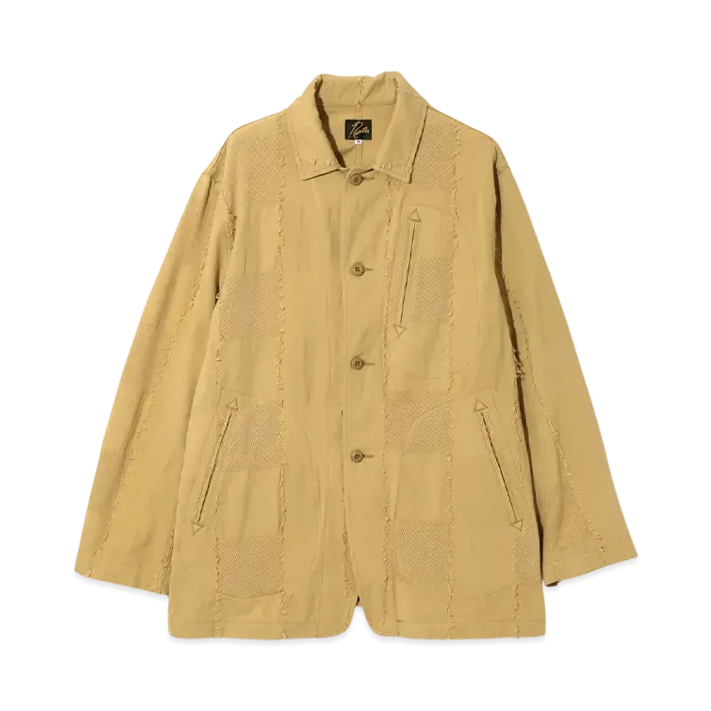 NEEDLES Arrow Jacket - Ripstop Cut Jacquard "Beige"