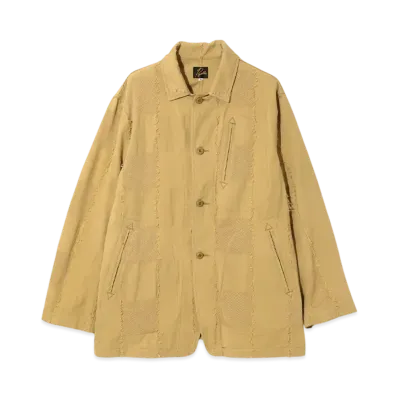 NEEDLES Arrow Jacket - Ripstop Cut Jacquard "Beige"