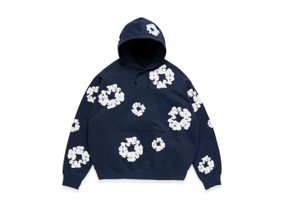 DENIM TEARS Cotton Wreath Hoodie "Navy"
