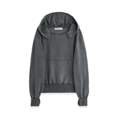 OUR LEGACY Relic Hoodie "Washed Black Rogue Loopback"