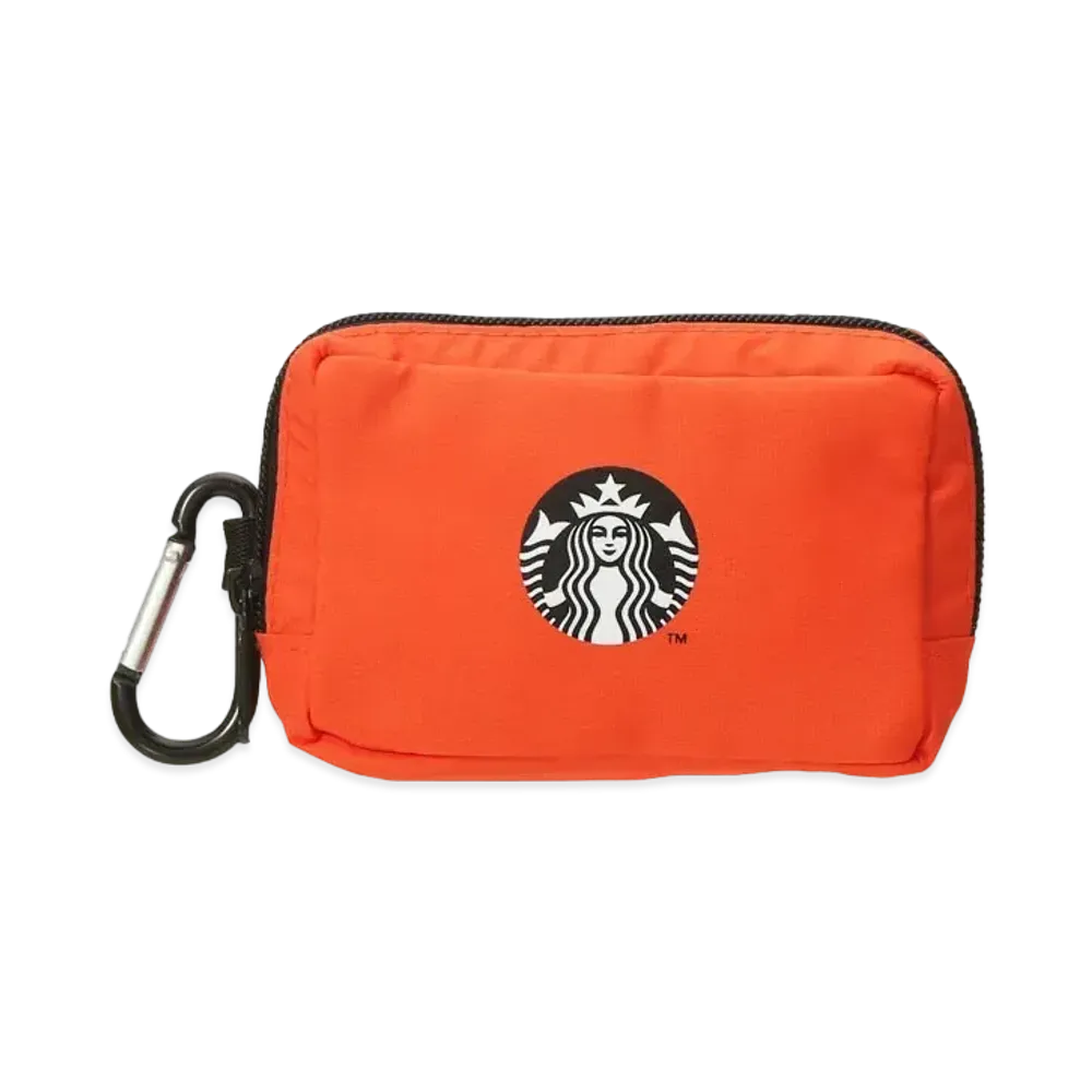 BEAMS x STARBUCKS Mini Pouch "Orange"