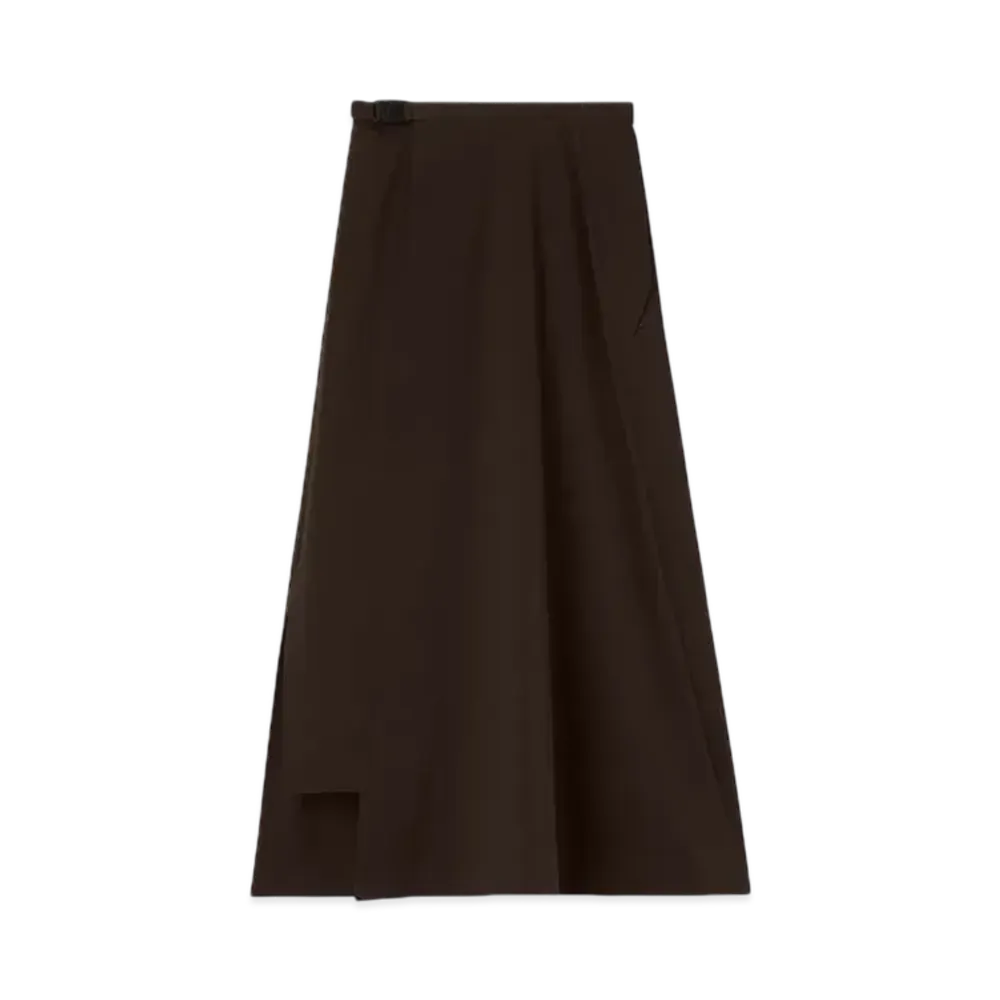 DESCENTE ALLTERRAIN Airflow Wrap Skirt "Deep Mahogany"