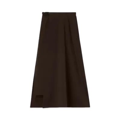 DESCENTE ALLTERRAIN Airflow Wrap Skirt "Deep Mahogany"