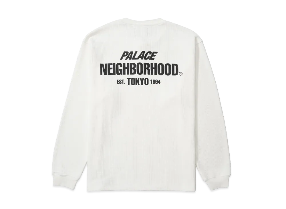 PALACE x NEIGHBORHOOD Waffle Jersey "White"