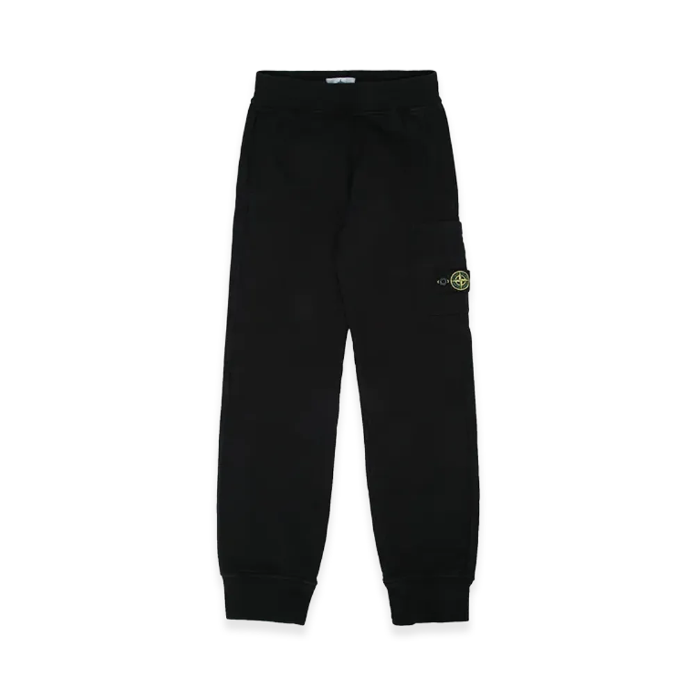 Stone Island Kids Sweat Bottoms "Black"