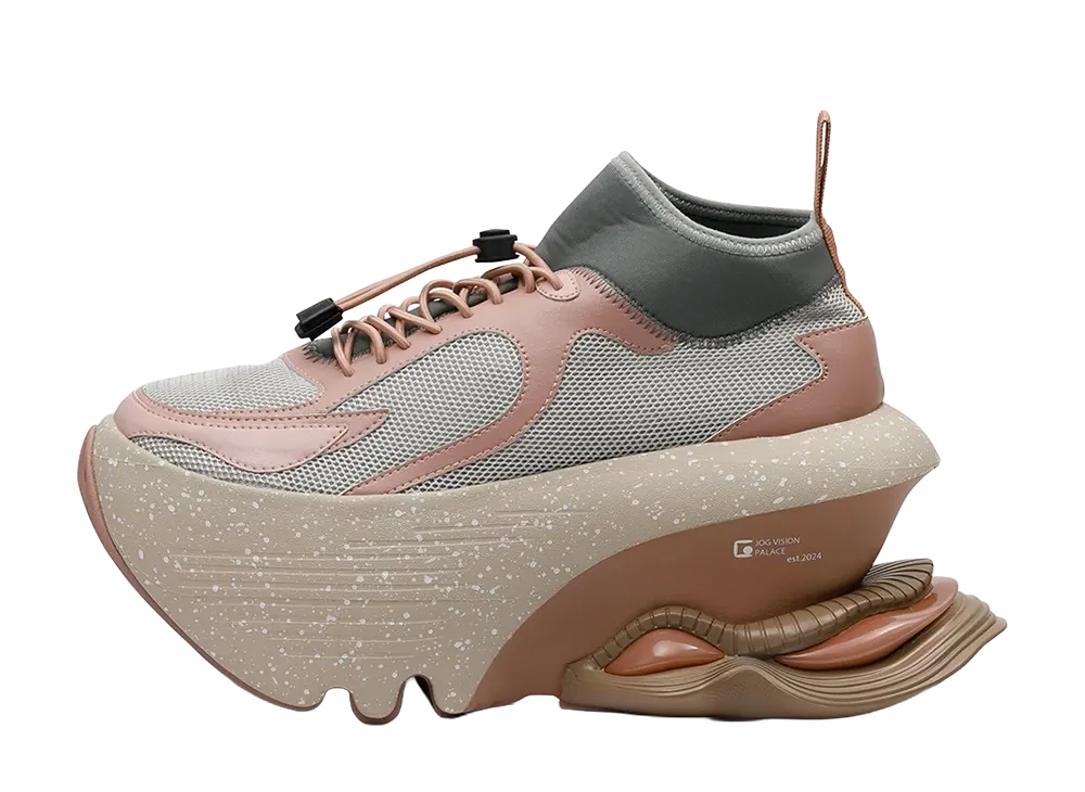 grounds JOG VISION FLUX PALACE "Gray Dusty Pink/Dusty Pink White Splash"