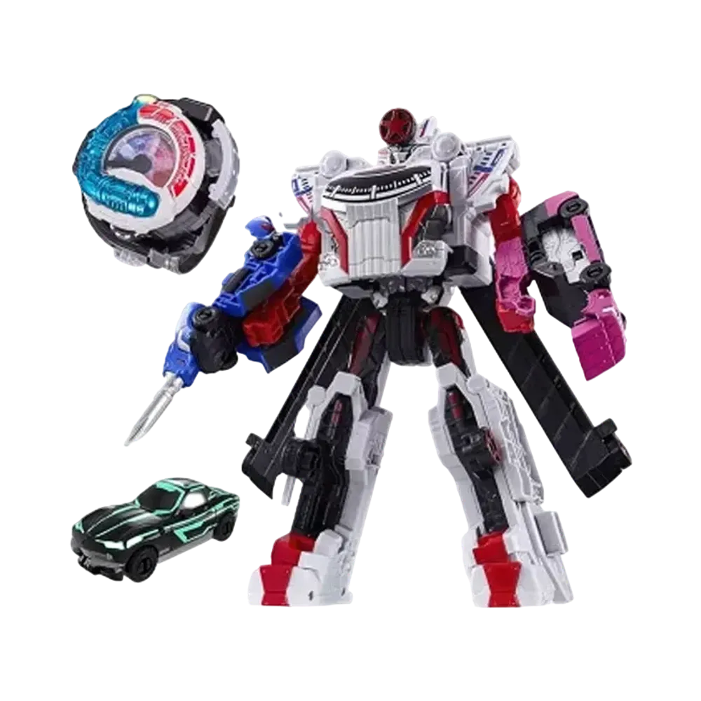 BANDAI -Bakuage Sentai Boonboomger- Accelerator Full Throttle!! Boonboomger Bakuage Start Set with Boonboom Super Car