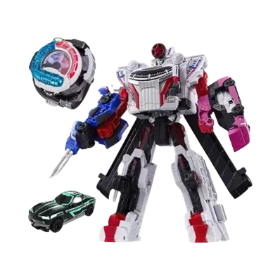 BANDAI -Bakuage Sentai Boonboomger- Accelerator Full Throttle!! Boonboomger Bakuage Start Set with Boonboom Super Car