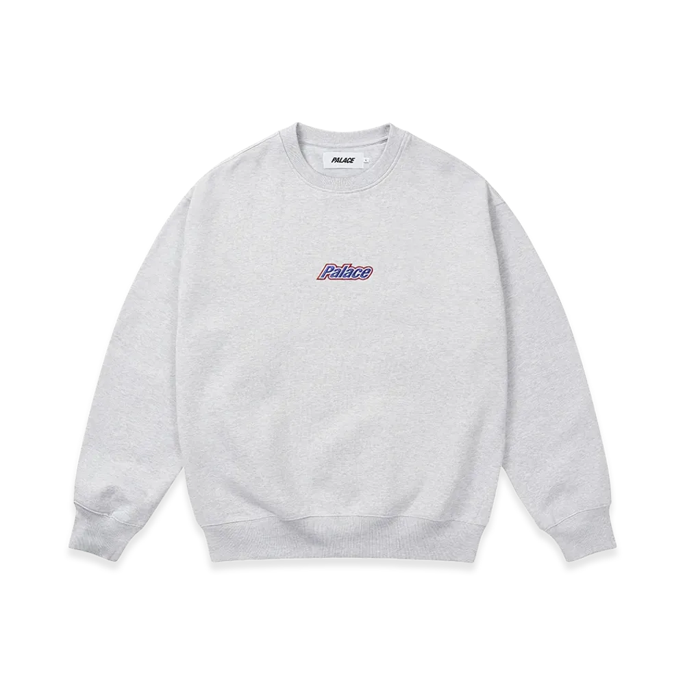 PALACE Current Crew "Grey Marl"
