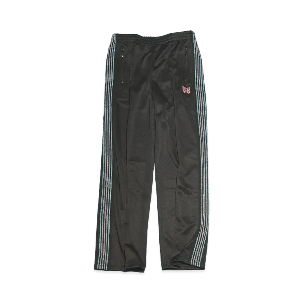 NEEDLES x LOVELESS Exclusive Straight Track Pant - Poly Smooth "Black"