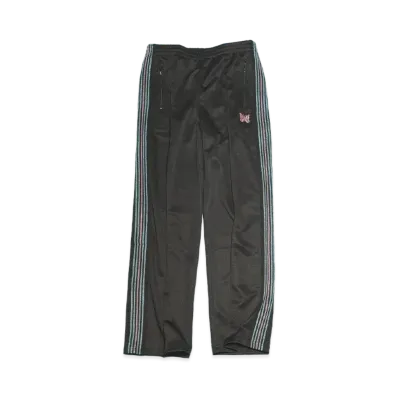 NEEDLES x LOVELESS Exclusive Straight Track Pant - Poly Smooth "Black"