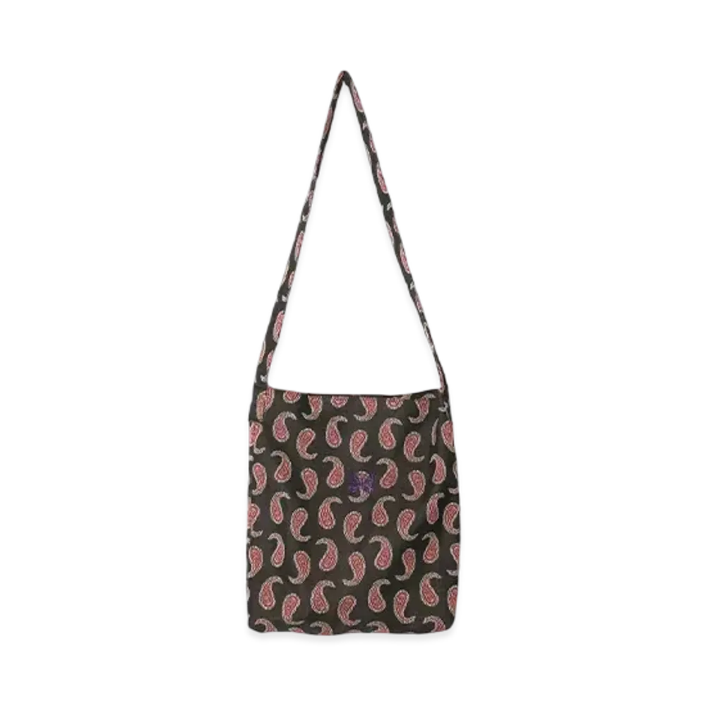 NEEDLES Book Bag - Poly Jacquard. "Black"