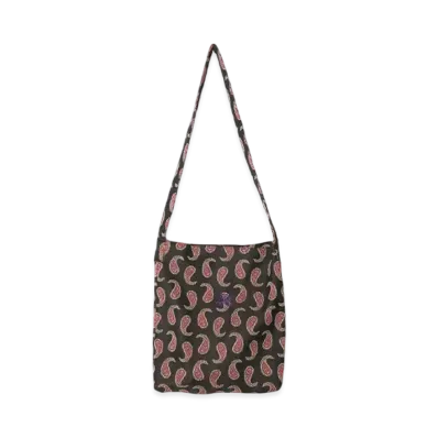 NEEDLES Book Bag - Poly Jacquard. "Black"