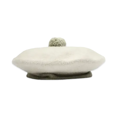 Noah Wool Knit Beret "Fawn"