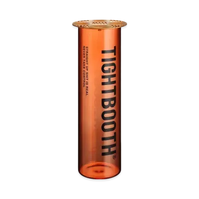 TIGHTBOOTH Glass Incense Holder "Orange"