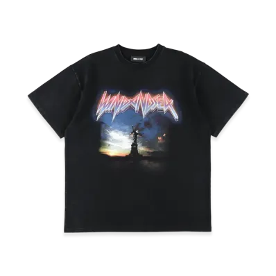 WIND AND SEA Band World Tour Tee (New York) "Black"