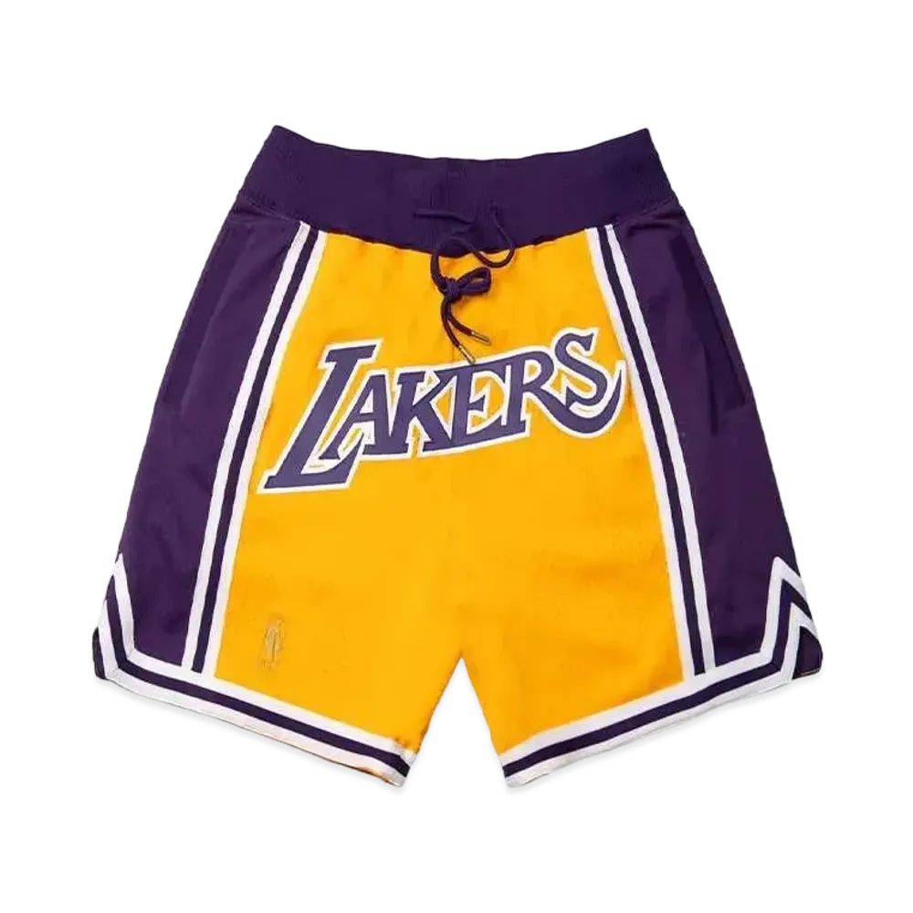 Just Don Los Angeles Lakers Shorts "Yellow/Purple"