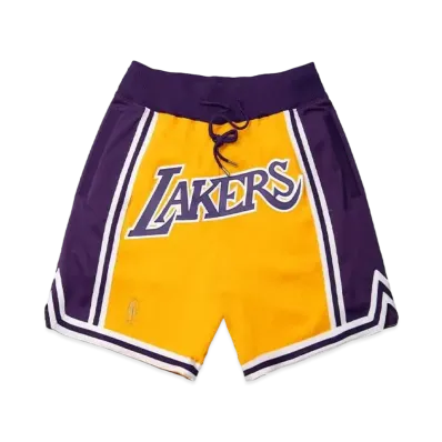 Just Don Los Angeles Lakers Shorts "Yellow/Purple"