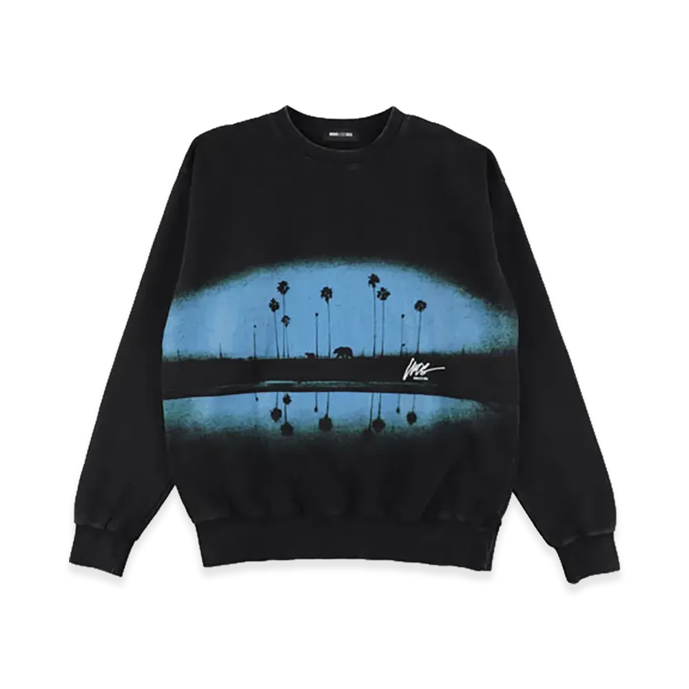 WIND AND SEA Sunset Crewneck Sweat Shirt "Black"